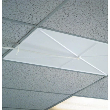Panneau de faux plafond, clips de grille de plafond, attaches en plastique, tuyau de purge en caoutchouc et des instructions. Panneau de faux plafond, clips de grille de plafond, attaches en plastique, tuyau de purge en caoutchouc et des instructions.