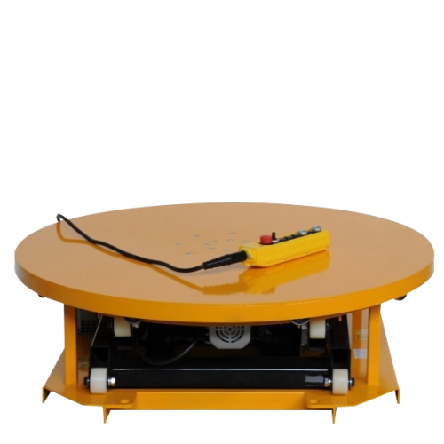 Table élévatrice électrique plateau tournant