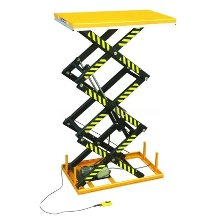 Table élévatrice électrique triple ciseaux Table élévatrice électrique triple ciseaux