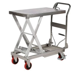 Table élévatrice en inox 250 Kg