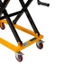Equipée de 4 roues en polyuréthane Equipée de 4 roues en polyuréthane
