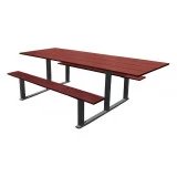 Table de pique-nique avec banquettes Table de pique-nique avec banquettes