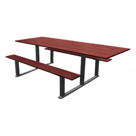 Table de pique-nique avec banquettes Table de pique-nique avec banquettes