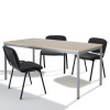 Table de bureau rectangulaire