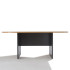 Table de réunion ovale piètement bois Table de réunion ovale piètement bois