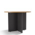 Table de réunion ronde piètement bois Table de réunion ronde piètement bois