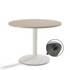 Table de réunion ronde piètement tulipe