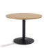 Table de réunion hêtre et pied noir Table de réunion hêtre et pied noir