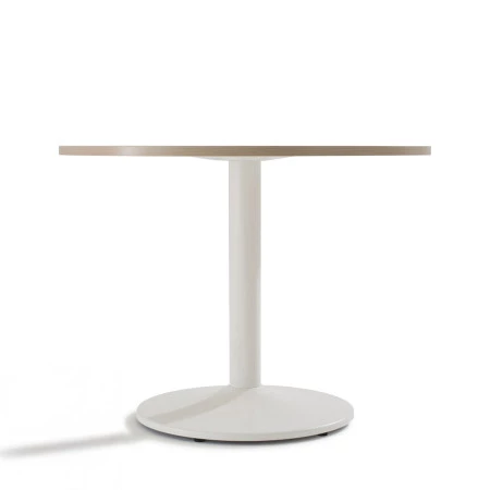 Table de réunion ronde piètement tulipe blanc Table de réunion ronde piètement tulipe blanc