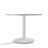 Table de réunion ronde piètement tulipe blanc Table de réunion ronde piètement tulipe blanc
