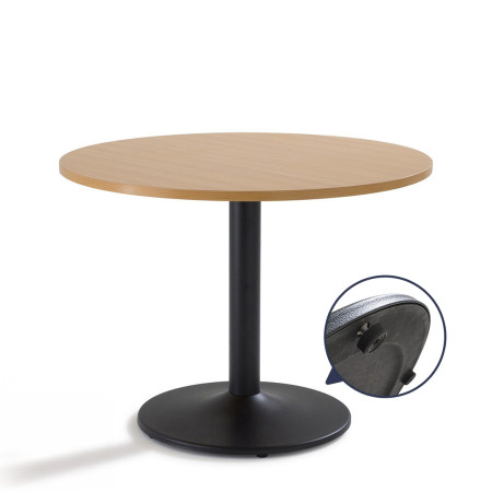 Table de réunion ronde piètement tulipe Table de réunion ronde piètement tulipe