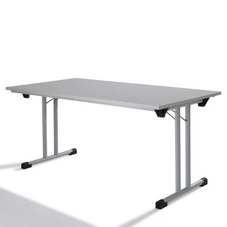 Table pliante gris et alu Table pliante gris et alu