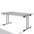 Table pliante gris et alu Table pliante gris et alu