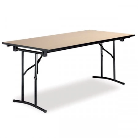 Table pliante robuste avec patins type traîneaux