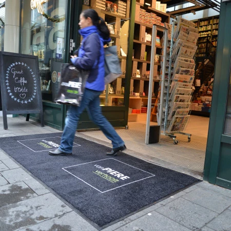 Tapis d'entrée personnalisable lavable en machine Tapis d'entrée personnalisable lavable en machine