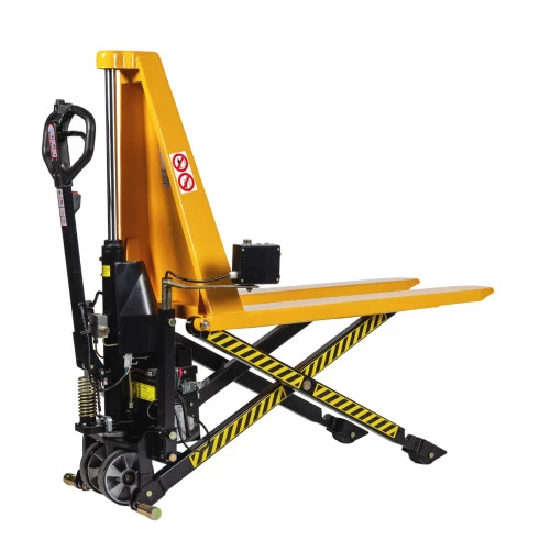 Transpalette haute levée électrique à niveau constant - 1000 kg