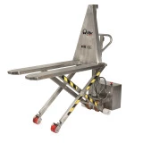Transpalette haute levée électrique PRAMAC HX10E inox 304 Transpalette haute levée électrique PRAMAC HX10E inox 304