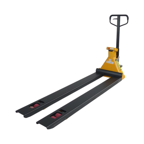 Transpalette peseur longues fourches - Capacité 2000 kg