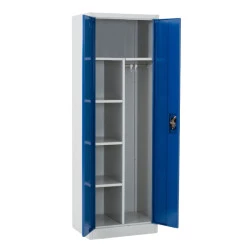 Armoire d'entretien avec étagère supérieure