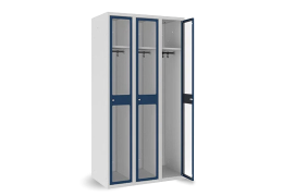 Vestiaire porte en plexiglass