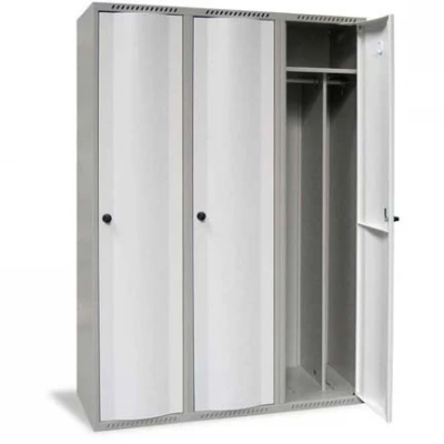 Casiers Vestiaires 2 colonnes monobloc soudé industrie salissante  H180xL80xP50cm