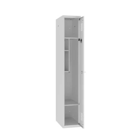 Vestiaire Industrie Propre avec rangement. équipé : d'une étagère supérieure, 2 crochets, une étagère inférieur et de 2 vides poche. Un porte étiquette adhésive. Ainsi d'un miroir au dos de la porte Vestiaire Industrie Propre avec rangement. équipé : d'une étagère supérieure, 2 crochets, une étagère inférieur et de 2 vides poche. Un porte étiquette adhésive. Ainsi d'un miroir au dos de la porte