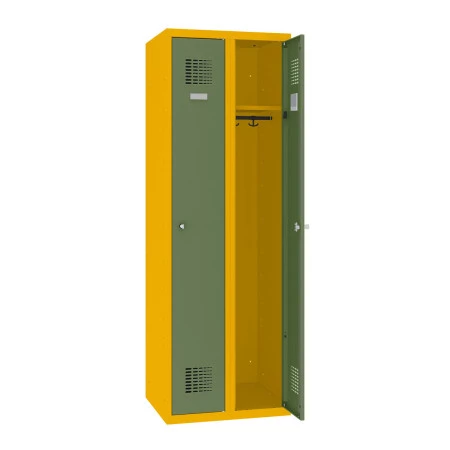 Vestiaire Malow Sum 320.
Construction robuste avec portes renforcées et tampons anti-bruits.
ouverture de la porte du casier est à 110° Vestiaire Malow Sum 320.
Construction robuste avec portes renforcées et tampons anti-bruits.
ouverture de la porte du casier est à 110°