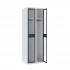 Vestiaire Industrie Propre porte plexiglass avec aération en partie haute et basse Vestiaire Industrie Propre porte plexiglass avec aération en partie haute et basse