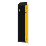 Malow Msum 410 elec. Vestiaire industrie salissante monobloc (soudé en usine) avec coiffe intégrée, conforme à la norme AFNOR NF D 65-760/ISO 9001.
Ce vestiaire industrie salissante à une largeur de 400 mm. Disponible en 1 à 3 colonnes.
Peinture en poud Malow Msum 410 elec. Vestiaire industrie salissante monobloc (soudé en usine) avec coiffe intégrée, conforme à la norme AFNOR NF D 65-760/ISO 9001.
Ce vestiaire industrie salissante à une largeur de 400 mm. Disponible en 1 à 3 colonnes.
Peinture en poud