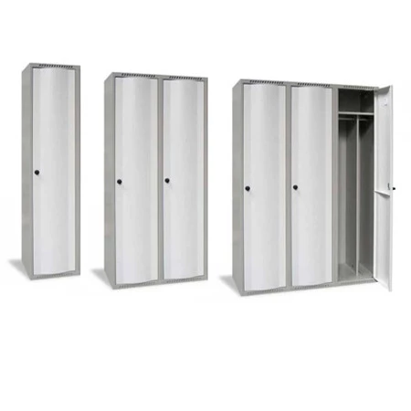 Vestiaire métallique à portes bombées industrie salissante épaisseur de tôle de 6/10e et 8/10e pour le corps et 15/10e pour les portes Vestiaire métallique à portes bombées industrie salissante épaisseur de tôle de 6/10e et 8/10e pour le corps et 15/10e pour les portes