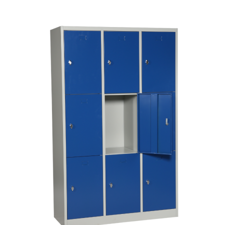 Vestiaire multicases 9 cases superposées Vestiaire multicases 9 cases superposées
