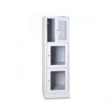 Vestiaire multicases 3 cases superposées plexi - Larg. 400 mm. idéal pour les aéroports / plan vigipirate. Monobloc de 1 à 3 colonnes. Tôle acier phosphatée d’épaisseur 8/10e pour le corps et 10/10e pour les cadres des portes. Vestiaire multicases 3 cases superposées plexi - Larg. 400 mm. idéal pour les aéroports / plan vigipirate. Monobloc de 1 à 3 colonnes. Tôle acier phosphatée d’épaisseur 8/10e pour le corps et 10/10e pour les cadres des portes.