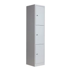 Vestiaire multicases 3 cases superposées standard - Larg. 400 mm