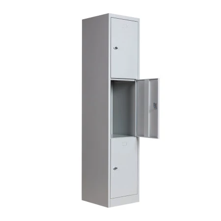 Vestiaire multicases 3 cases superposées standard - Larg. 400 mm Vestiaire multicases 3 cases superposées standard - Larg. 400 mm