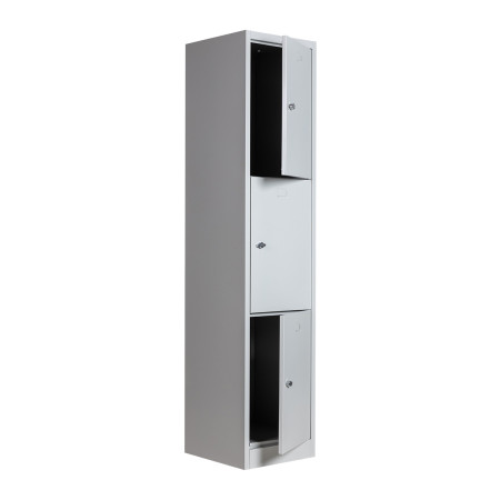 Vestiaire multicases 3 cases superposées standard - Larg. 400 mm Vestiaire multicases 3 cases superposées standard - Larg. 400 mm