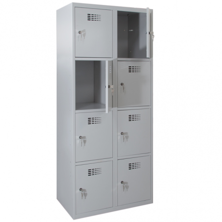 Vestiaire multicases 4 cases superposées - Larg. 300 mm Vestiaire multicases 4 cases superposées - Larg. 300 mm