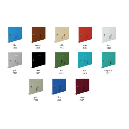Vestiaire multicases 4 cases superposées - Larg. 300 mm. Nombreux coloris et accessoires disponibles. Ces modèles sont également disponible avec 1 prise 220 V et 2 ports USB par casier. Malow. Vestiaire multicases 4 cases superposées - Larg. 300 mm. Nombreux coloris et accessoires disponibles. Ces modèles sont également disponible avec 1 prise 220 V et 2 ports USB par casier. Malow.