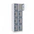 Vestiaire multicases 4 cases superposées plexi - Larg. 300 mm. Idéal pour les aéroports / plan vigipirate. Finition peinture poudre époxy cuite au four à 180°C. Vestiaire multicases 4 cases superposées plexi - Larg. 300 mm. Idéal pour les aéroports / plan vigipirate. Finition peinture poudre époxy cuite au four à 180°C.