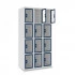 Vestiaire multicases 4 cases superposées plexi - Larg. 300 mm. Tôle acier phosphatée d’épaisseur 8/10e pour le corps et 10/10e pour les cadres des portes. Epaisseur du plexi 4mm.. Vestiaire multicases 4 cases superposées plexi - Larg. 300 mm. Tôle acier phosphatée d’épaisseur 8/10e pour le corps et 10/10e pour les cadres des portes. Epaisseur du plexi 4mm..
