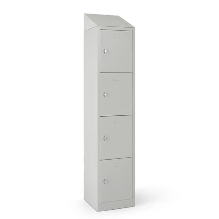 Vestiaire multicases 4 cases superposées standard - Larg. 400 mm Vestiaire multicases 4 cases superposées standard - Larg. 400 mm
