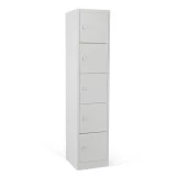 Vestiaire multicases 5 cases superposées standard - Larg. 400 mm Vestiaire multicases 5 cases superposées standard - Larg. 400 mm