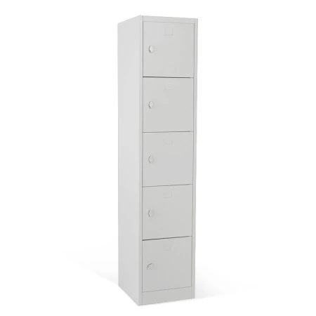 Vestiaire multicases 5 cases superposées standard - Larg. 400 mm Vestiaire multicases 5 cases superposées standard - Larg. 400 mm