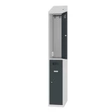 Malow Msus 312 elec. Vestiaire monobloc (soudé en usine) à 2 cases superposées avec coiffe intégrée.
Disponible en 1 à 4 colonnes, largeur 300mm.
Peinture en poudre électrostatique époxy cuite au four Malow Msus 312 elec. Vestiaire monobloc (soudé en usine) à 2 cases superposées avec coiffe intégrée.
Disponible en 1 à 4 colonnes, largeur 300mm.
Peinture en poudre électrostatique époxy cuite au four