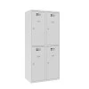 Vestiaire multicases 2 cases superposées - Larg. 400 mm couleur