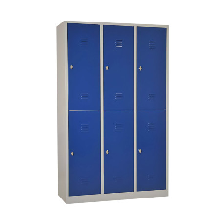 Vestiaire multicases 2 cases superposées - Larg. 400 mm standard Vestiaire multicases 2 cases superposées - Larg. 400 mm standard