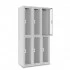 Vestiaire multicases 2 cases superposées plexi - Larg. 300 mm. Aération parties hautes et basses du vestiaire. Tringle porte cintres avec 2 patères dans chaque casier. Vestiaire multicases 2 cases superposées plexi - Larg. 300 mm. Aération parties hautes et basses du vestiaire. Tringle porte cintres avec 2 patères dans chaque casier.