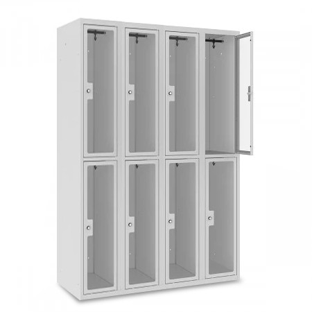 Vestiaire multicases 2 cases superposées plexi - Larg. 300 mm. Finition peinture poudre époxy cuite au four à 180°C.De 1 à 4 colonnes. Vestiaire multicases 2 cases superposées plexi - Larg. 300 mm. Finition peinture poudre époxy cuite au four à 180°C.De 1 à 4 colonnes.