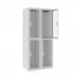 Vestiaire multicases 2 cases superposées plexi - Larg. 400 mm. Egalement disponible avec 1 prise 220 V et 2 ports USB par casier et de nombreux coloris et accessoires disponibles Vestiaire multicases 2 cases superposées plexi - Larg. 400 mm. Egalement disponible avec 1 prise 220 V et 2 ports USB par casier et de nombreux coloris et accessoires disponibles