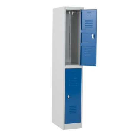 Vestiaire multicases 2 cases superposées standard - Larg. 300 mm Vestiaire multicases 2 cases superposées standard - Larg. 300 mm