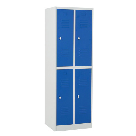 Vestiaire multicases 2 cases superposées standard - Larg. 300 mm Vestiaire multicases 2 cases superposées standard - Larg. 300 mm